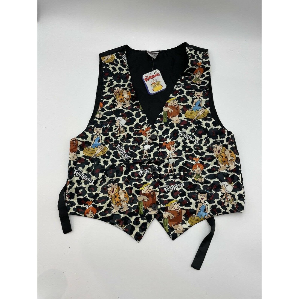 New! THE FLINSTONES VEST Vintage 100% Polyester 1994 Hanna-Barbara NEW with tags
